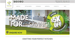 Desktop Screenshot of kitchencraftsmen.com.au